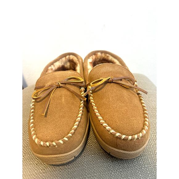 Clarks Suede Moccasin Loafer Slippers NEW Sz 10 main image 8